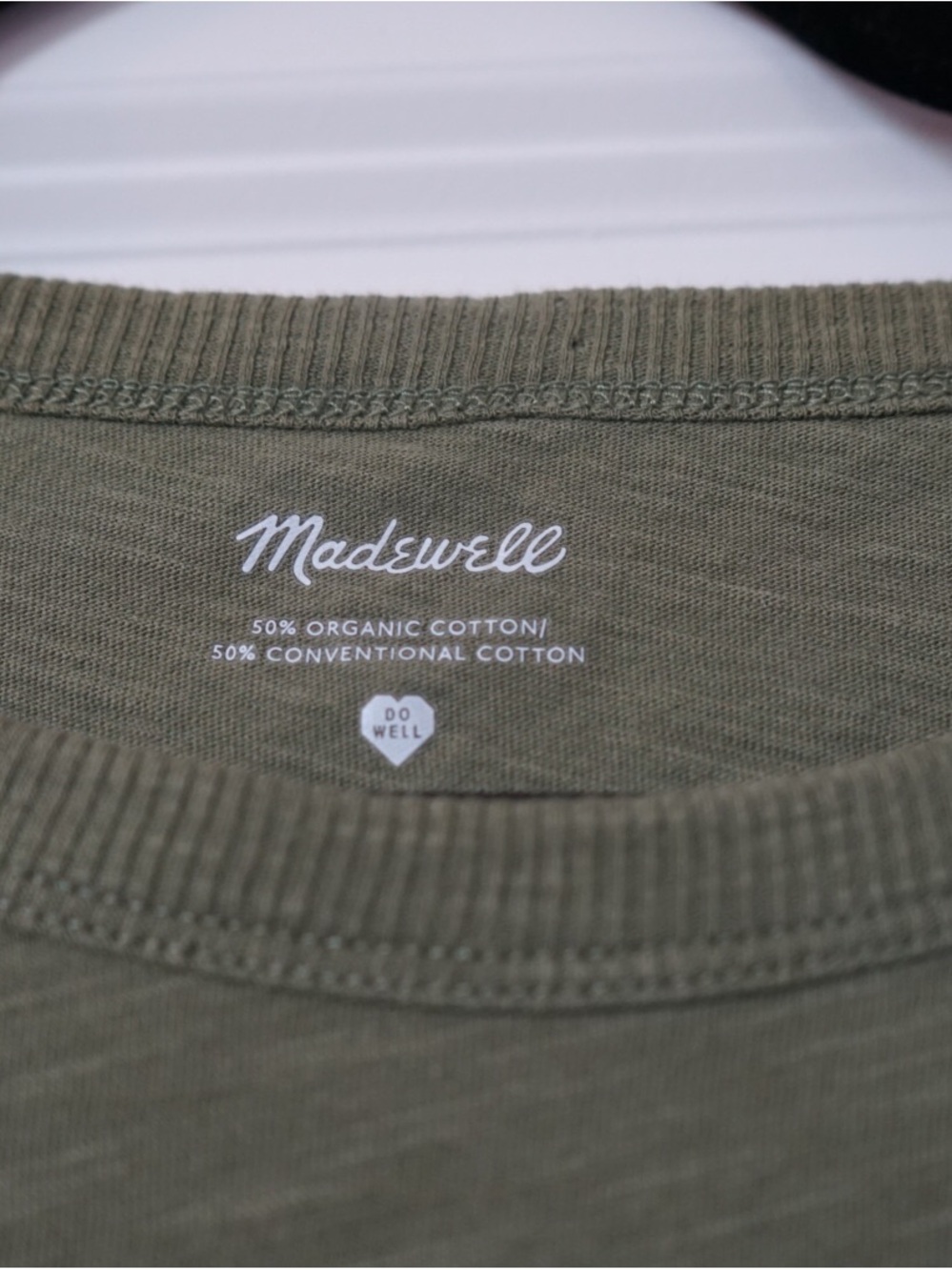 Madewell Women’s Olive Crewneck T Shirt - Green
